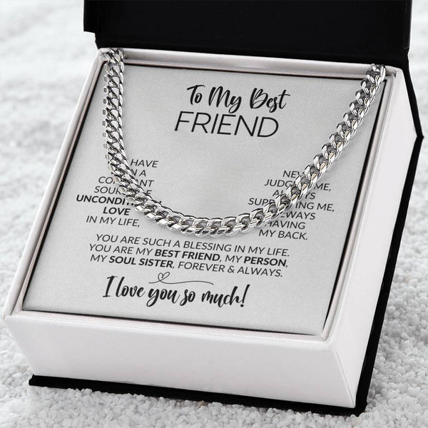 Forever Friends A Necklace for My Best Friend Gift Card & Box Set