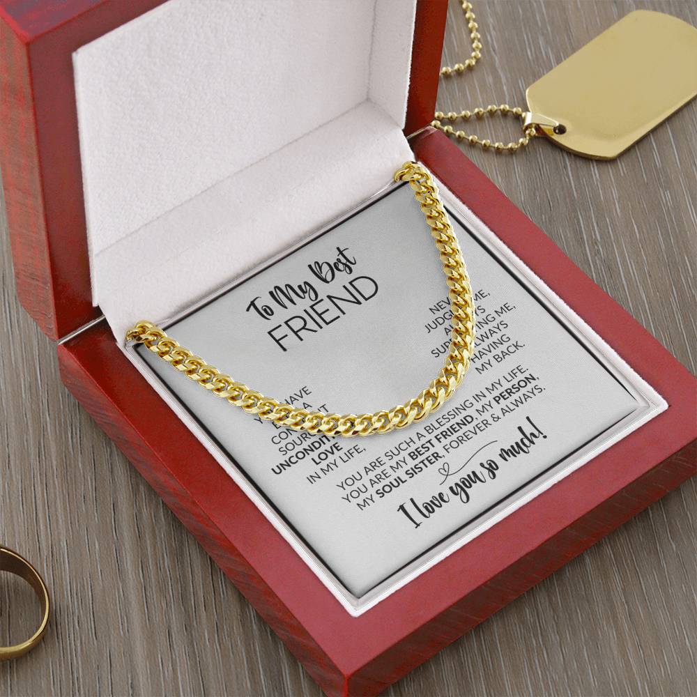 Forever Friends A Necklace for My Best Friend Gift Card & Box Set