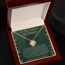 Love Knot Necklace from a Husband to his Wife / Soulmate.