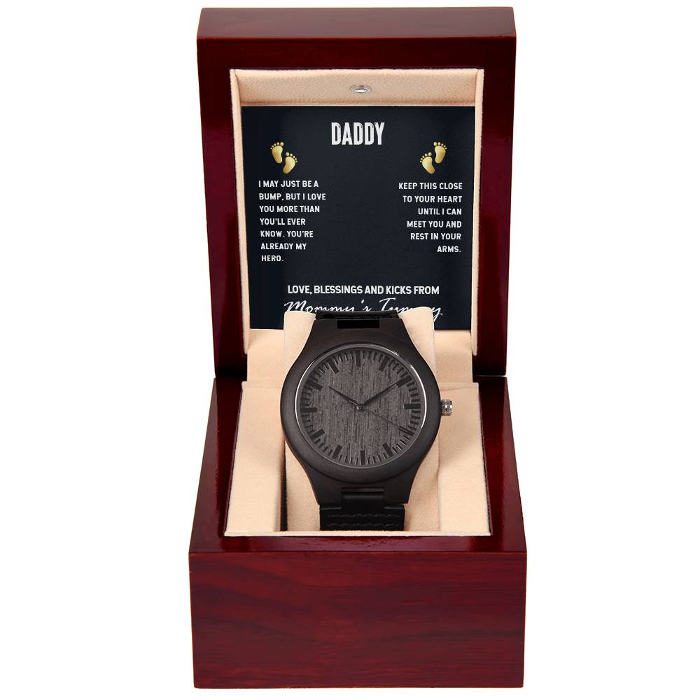Customized Chronograph Watch and Message for Dad Father’s Day Gift