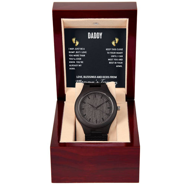 Customized Chronograph Watch and Message for Dad Father’s Day Gift