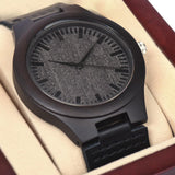 Customized Chronograph Watch and Message for Dad Father’s Day Gift