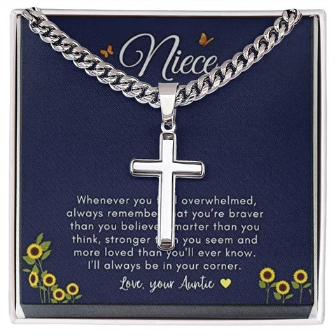 Lovely Niece Charm Necklace: A Token of Affection Jewelry Treasures