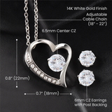 Forever Love Necklace as a Christmas gift from a Dad to his Daughter.