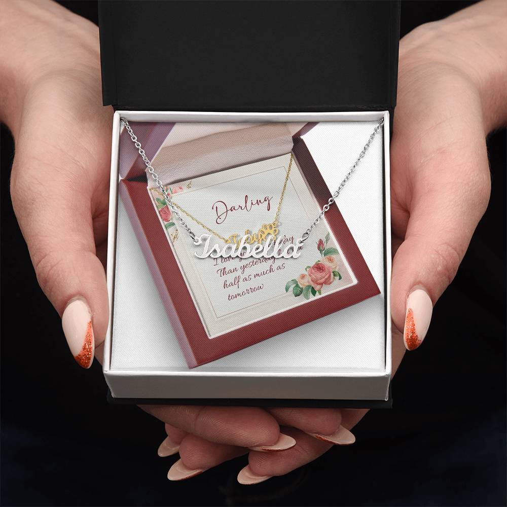 Elegant Love Necklace for Your Wife Perfect Anniversary Gift for Wife