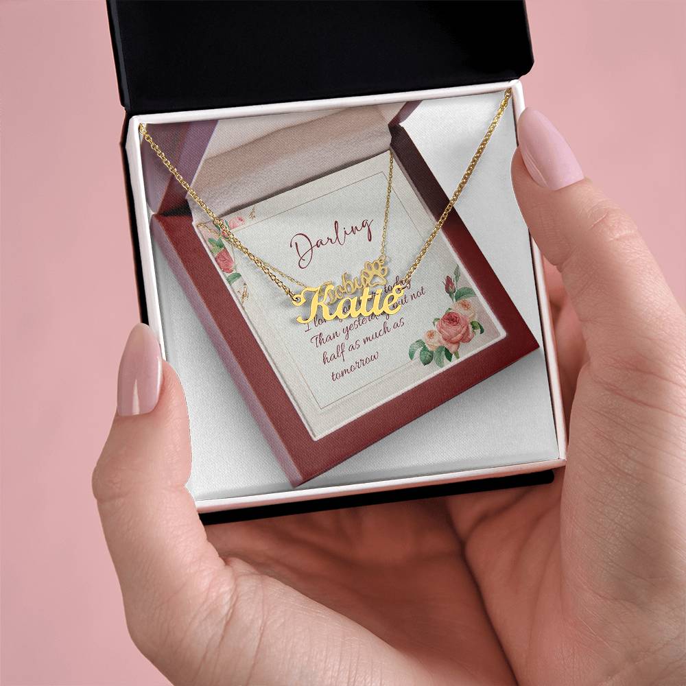 Elegant Love Necklace for Your Wife Perfect Anniversary Gift for Wife