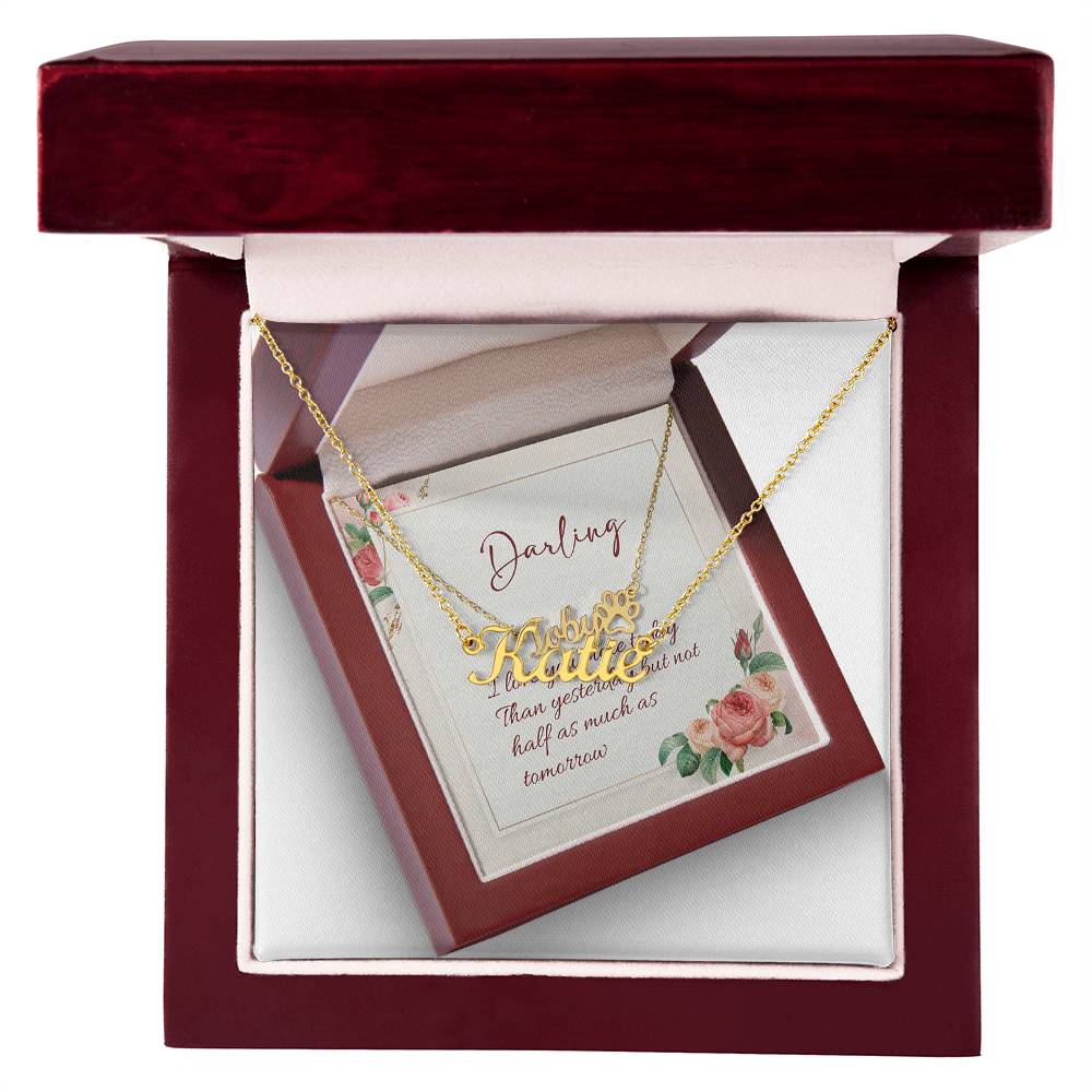Elegant Love Necklace for Your Wife Perfect Anniversary Gift for Wife