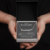 To My Granddaughter: A Name Necklace Keepsake Jewelry Treasures