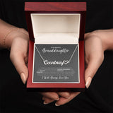 To My Granddaughter: A Name Necklace Keepsake Jewelry Treasures