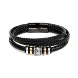Customized Dad's Strength Classic Bracelet Bracelet Gift for Men's