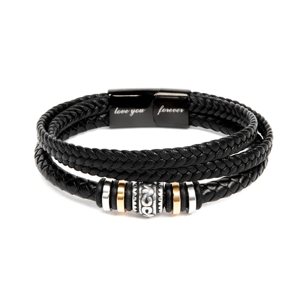 Customized Dad's Strength Classic Bracelet Bracelet Gift for Men's