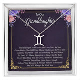 Granddaughter's Charm: A Necklace of Love and Affection Jewelry Treasures