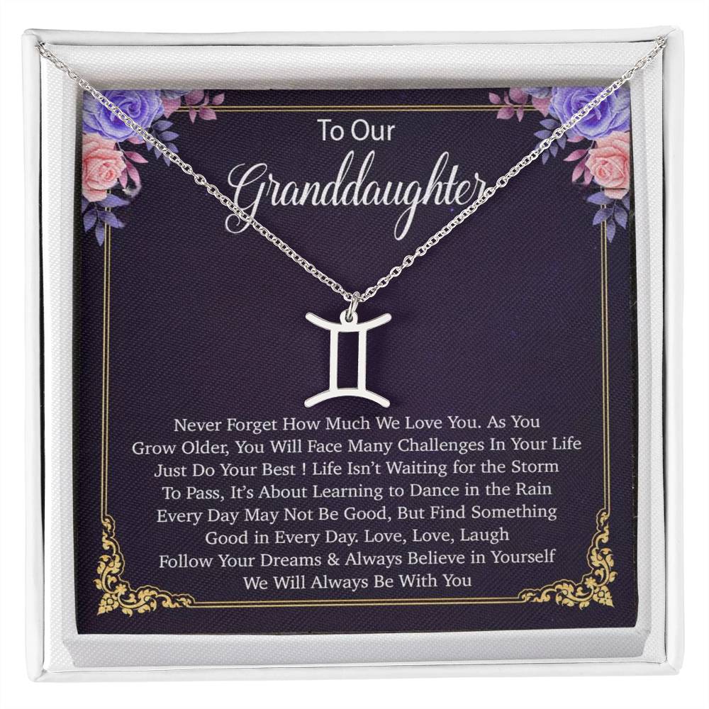 Granddaughter's Charm: A Necklace of Love and Affection Jewelry Treasures