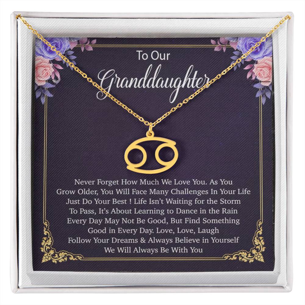 Granddaughter's Charm: A Necklace of Love and Affection Jewelry Treasures