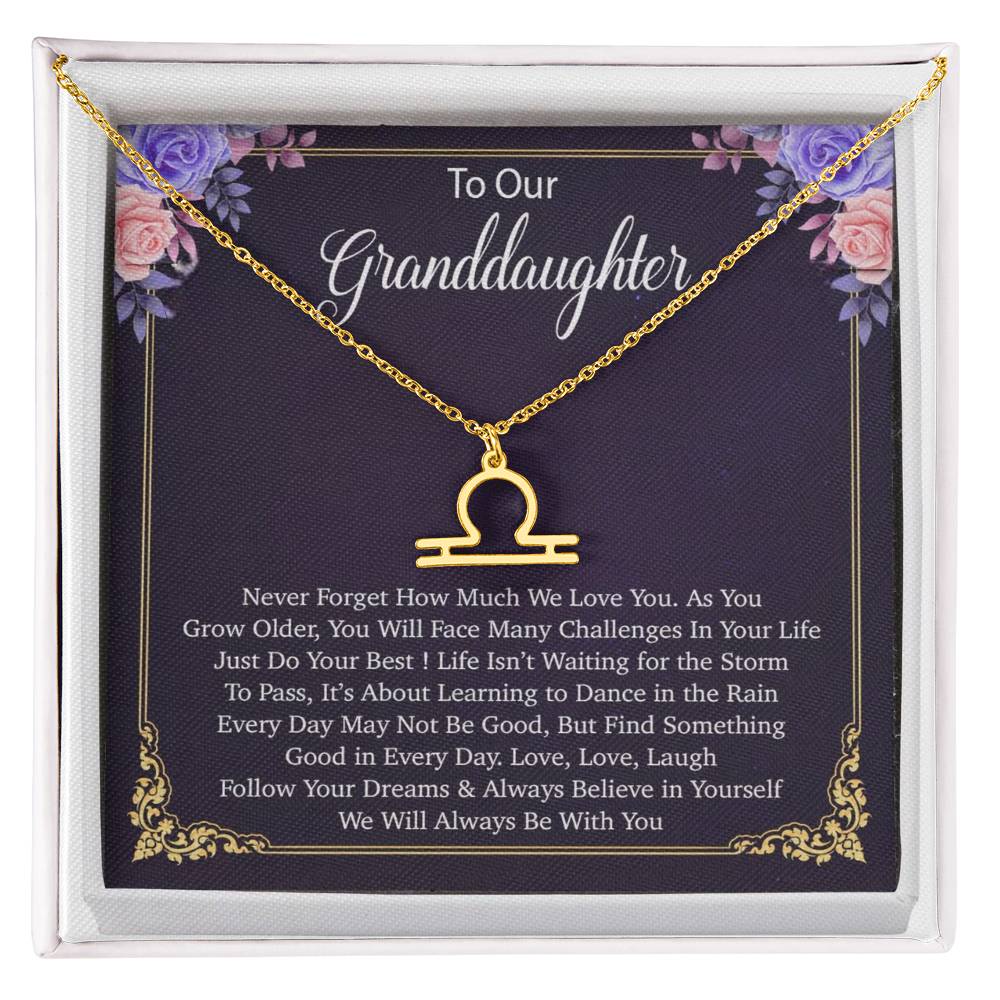Granddaughter's Charm: A Necklace of Love and Affection Jewelry Treasures
