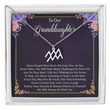 Granddaughter's Charm: A Necklace of Love and Affection Jewelry Treasures