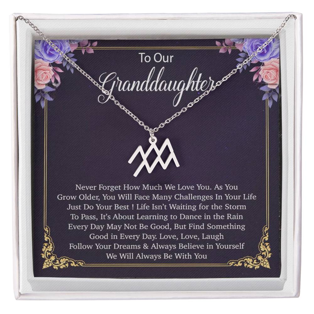 Granddaughter's Charm: A Necklace of Love and Affection Jewelry Treasures