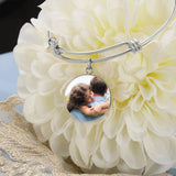 Personalized Daughter's Radiance Elegant Circle Bangles Daughter Gift