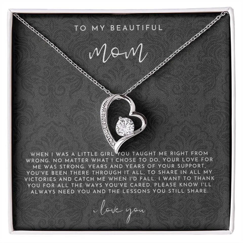 Lovely Mother's Embrace Necklace Jewelry Treasures