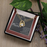 Forever Grateful A Son's Necklace for Mom Gift Card & Box Set