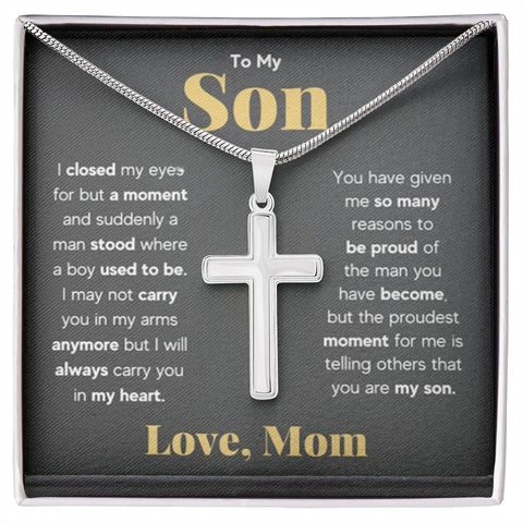 To My Son Necklace: A Symbol of Eternal Love Jewelry Treasures