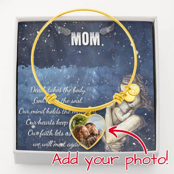 Mom's Luxury Treasure Elegant Heart Bangles Bracelet for Mom
