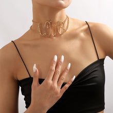 Jewelry Modern Style Letter Alloy Iron Choker