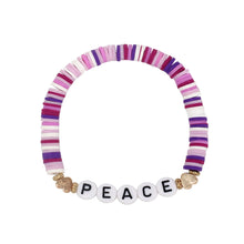 Personalized Classic Style Letter Soft Clay Beaded Bracelets for Women