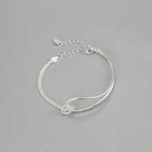 Sterling Silver Bracelets Casual Cute Simple Style Bracelets for Women