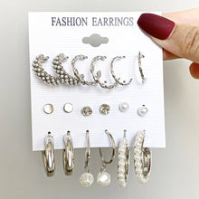 1 Set Vintage Style C Shape Alloy Earrings