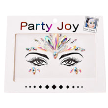 halloween makeup eyebrow center ins style face drill stickers tattoo stickers