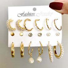 1 Set Vintage Style C Shape Alloy Earrings