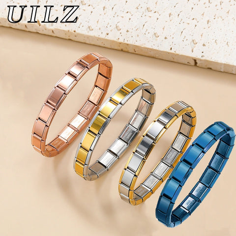 Elegant Simple Style Streetwear Solid Color 304 Stainless Steel Bracelets In Bulk