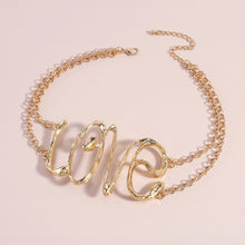 Jewelry Modern Style Letter Alloy Iron Choker