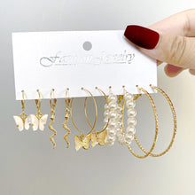 1 Set Vintage Style C Shape Alloy Earrings