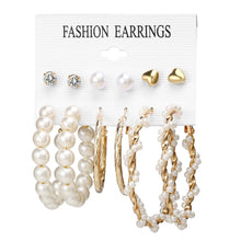 1 Set Vintage Style C Shape Alloy Earrings