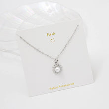 Personalized 1 Piece Cross Heart Shape Flower Alloy Necklace for Women