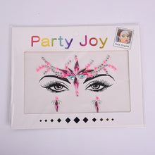 halloween makeup eyebrow center ins style face drill stickers tattoo stickers