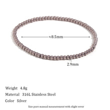 Fashion Round 304 Stainless Steel 18K Gold Plated Bracelets In Bulk