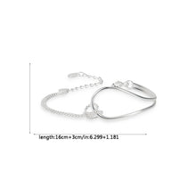 Sterling Silver Bracelets Casual Cute Simple Style Bracelets for Women