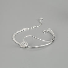 Sterling Silver Bracelets Casual Cute Simple Style Bracelets for Women