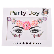 halloween makeup eyebrow center ins style face drill stickers tattoo stickers