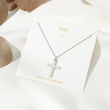 Personalized 1 Piece Cross Heart Shape Flower Alloy Necklace for Women