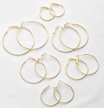 1 Set Vintage Style C Shape Alloy Earrings