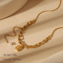 Luxurious Commute Lock Horseshoe Buckle Bracelets Ear Studs Necklace