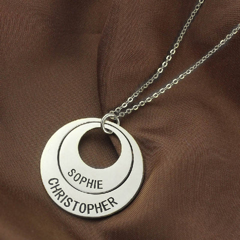 Engraved Ring Mother Necklace Sterling Silver Jewelry Treasures